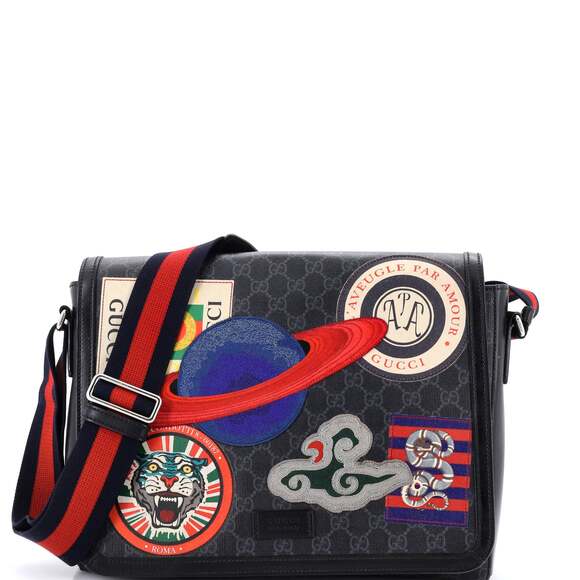 Gucci Night Courrier Flap Messenger Gg #242592G10B